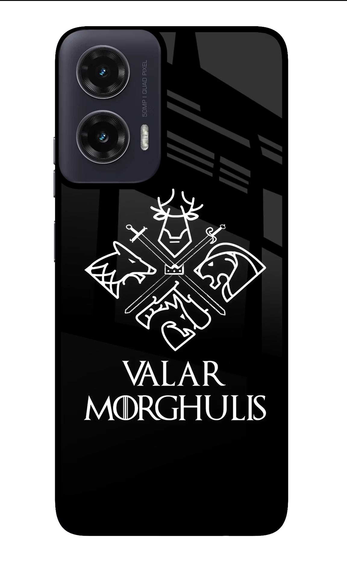 Valar Morghulis | Game Of Thrones Moto G35 5G Glass Case Back Cover by Casekaro