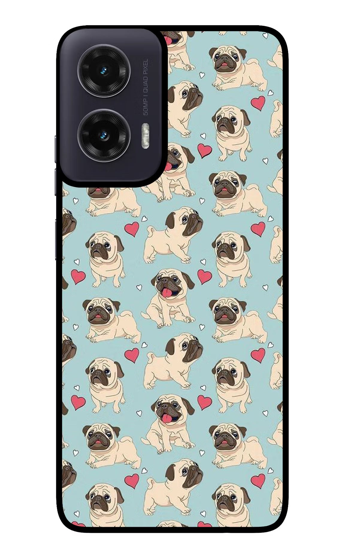 Pug Dog Moto G35 5G Glass Case