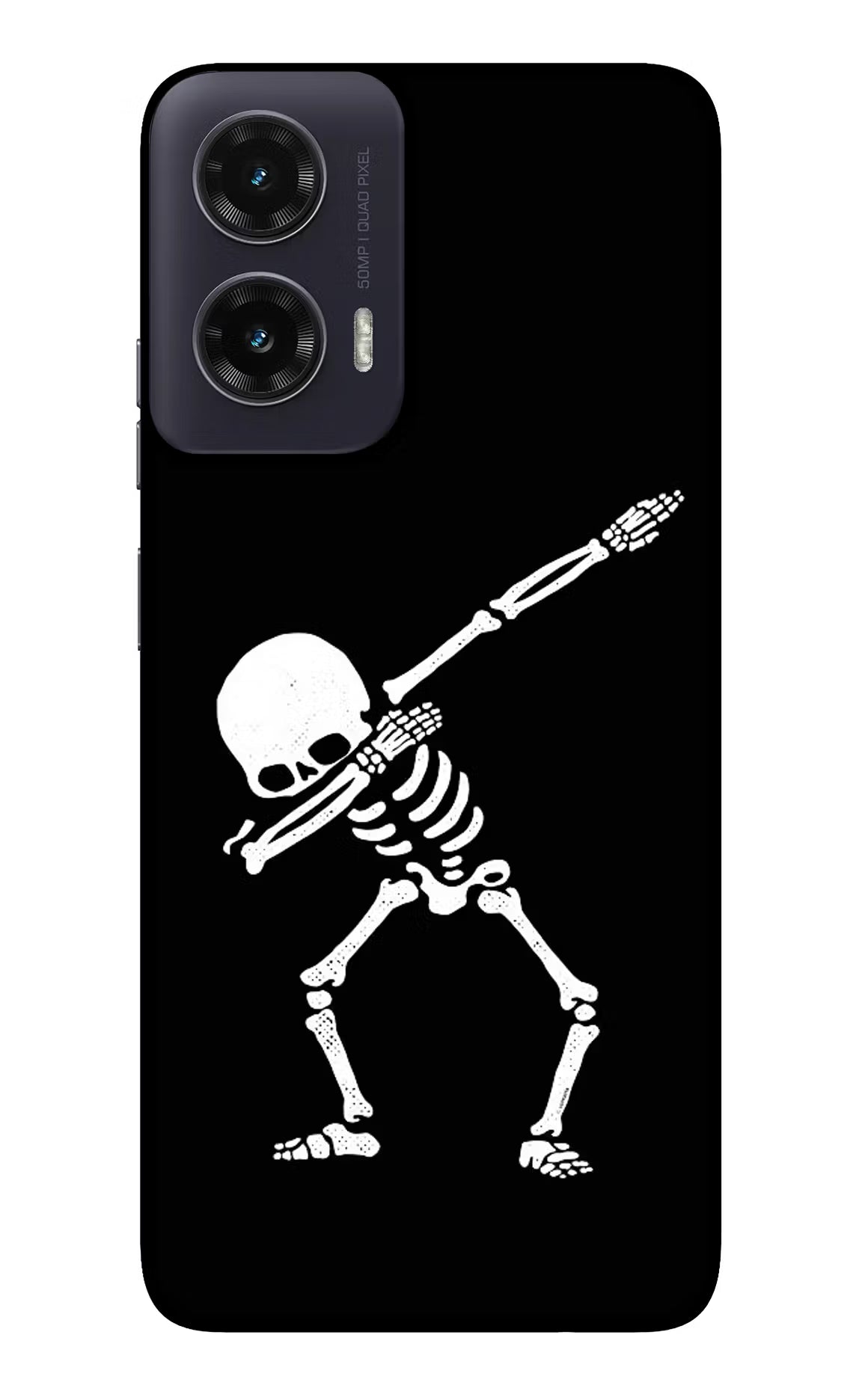 Dabbing Skeleton Art Moto G35 5G Glass Case