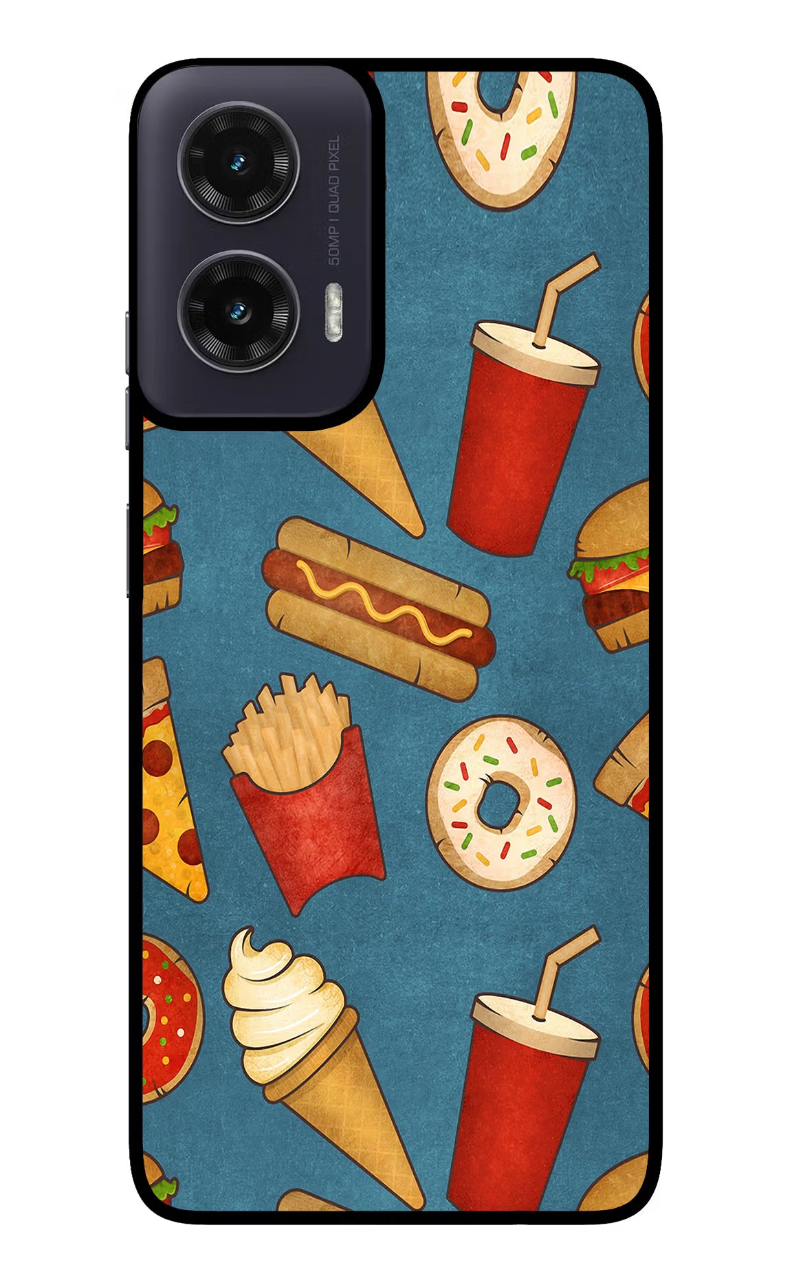 Foodie Moto G35 5G Glass Case