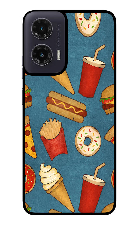 Foodie Moto G35 5G Glass Case