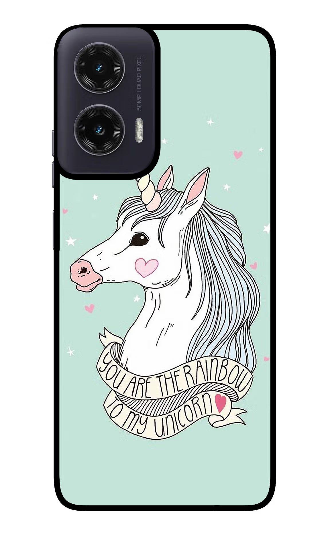 Unicorn Wallpaper Moto G35 5G Glass Case