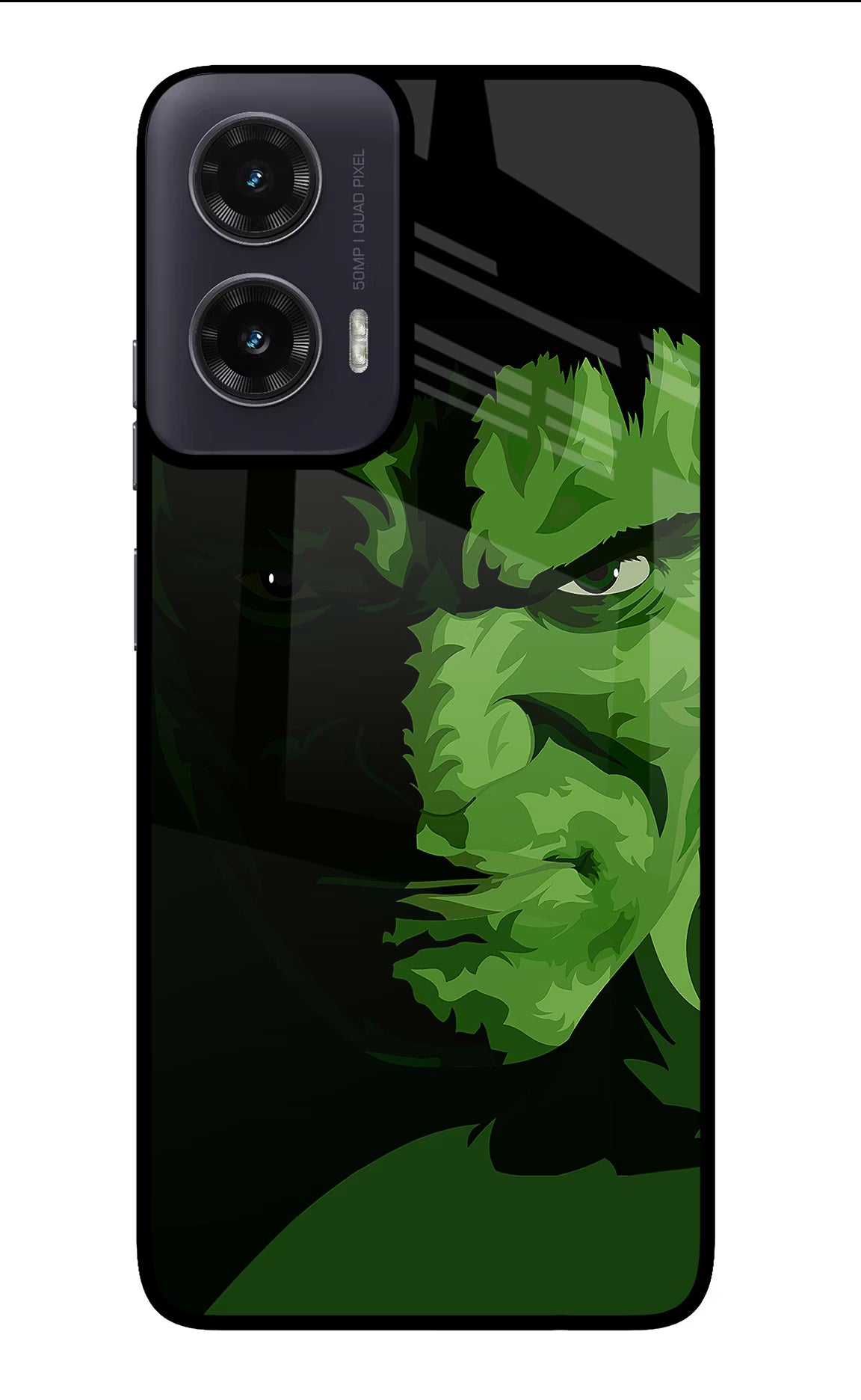 HULK Moto G35 5G Glass Case Back Cover by Casekaro