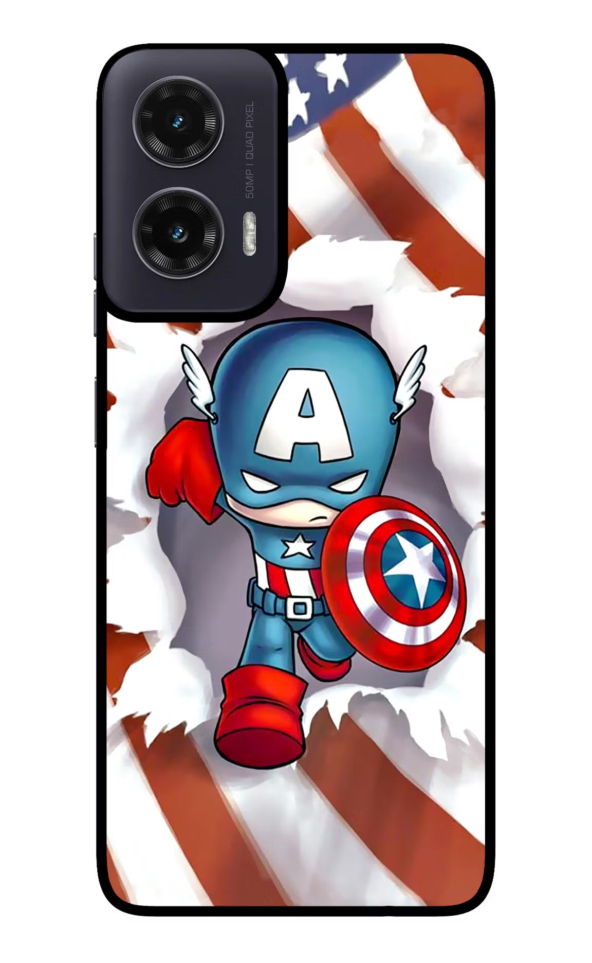 Captain America Moto G35 5G Glass Case