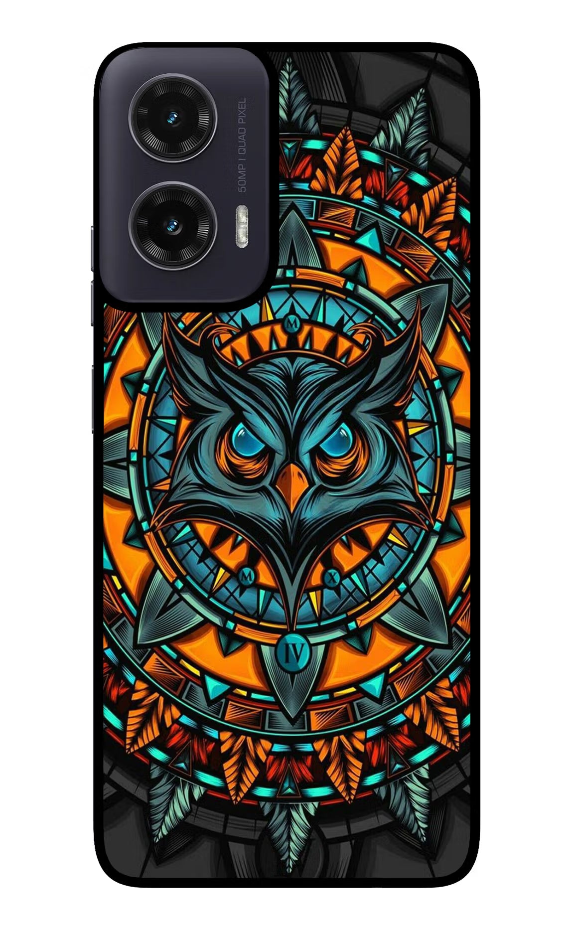 Angry Owl Art Moto G35 5G Glass Case