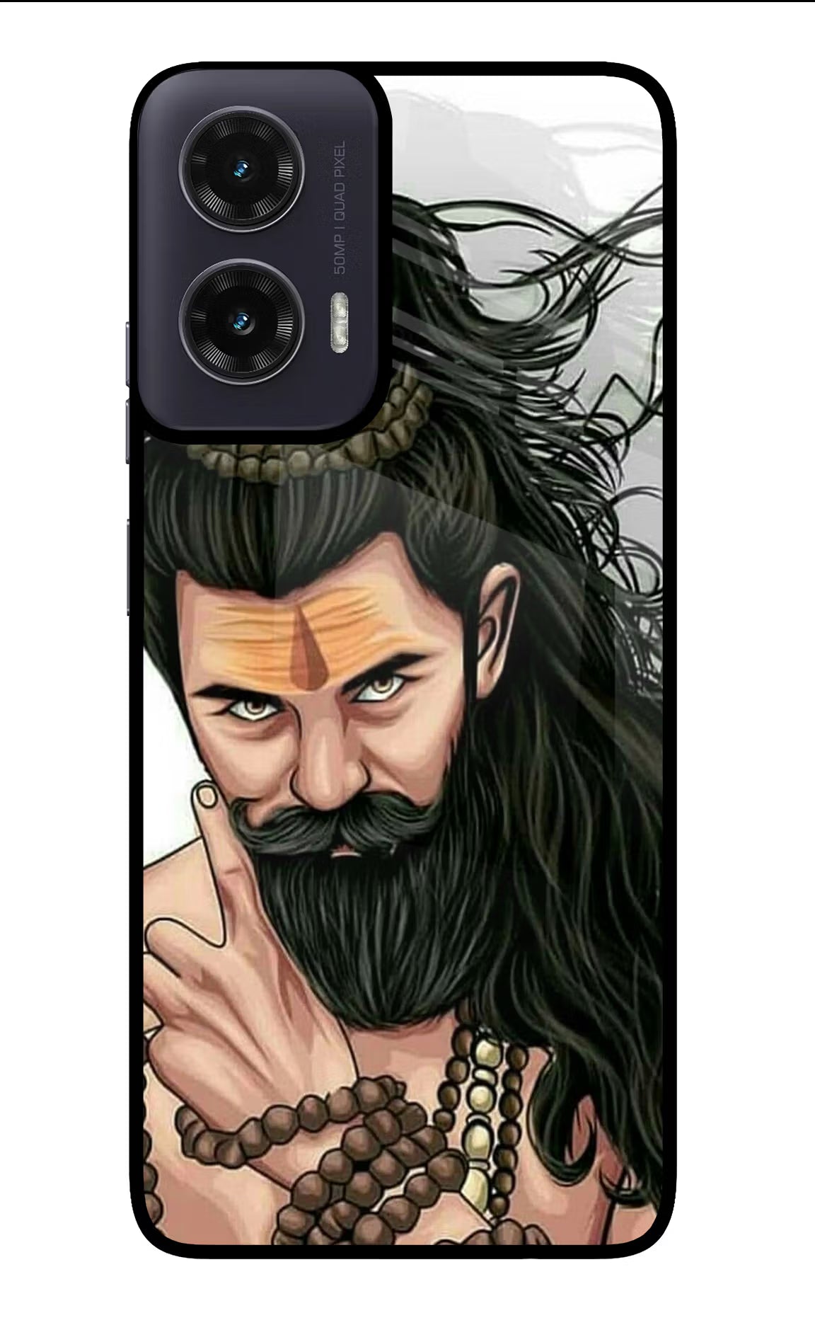 Mahadev Moto G35 5G Glass Case Back Cover by Casekaro