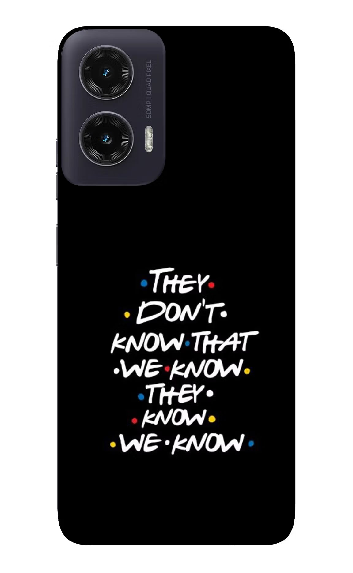 FRIENDS Dialogue Moto G35 5G Glass Case