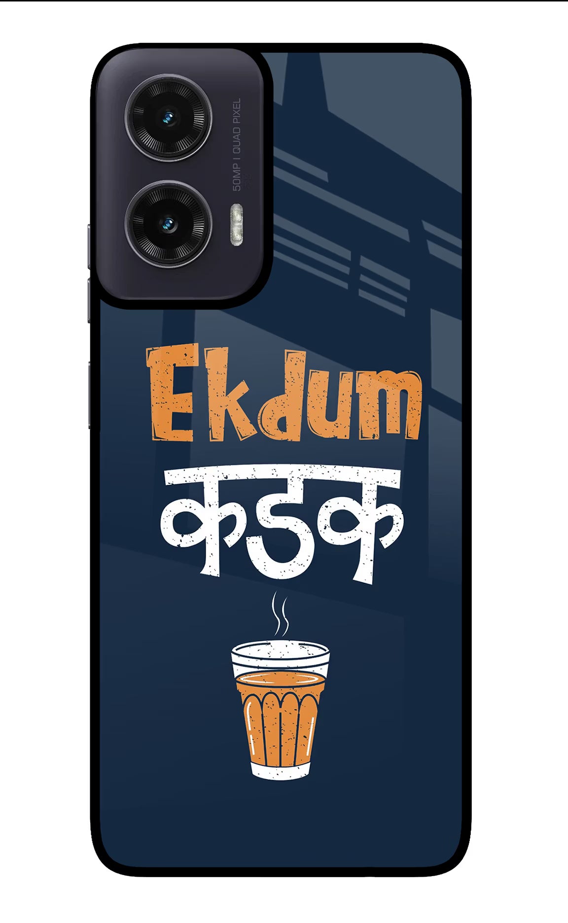 Ekdum Kadak Chai Moto G35 5G Glass Case Back Cover by Casekaro