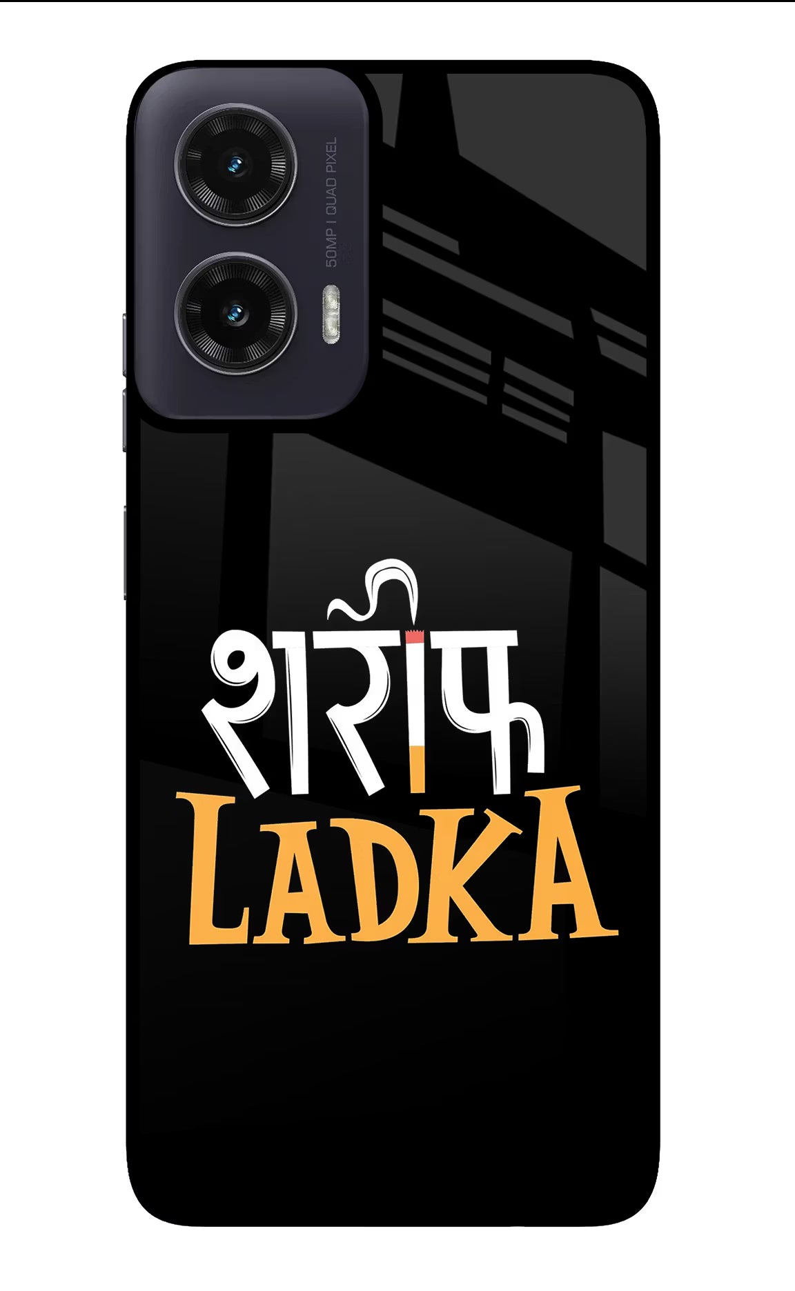 Shareef Ladka Moto G35 5G Glass Case Back Cover by Casekaro