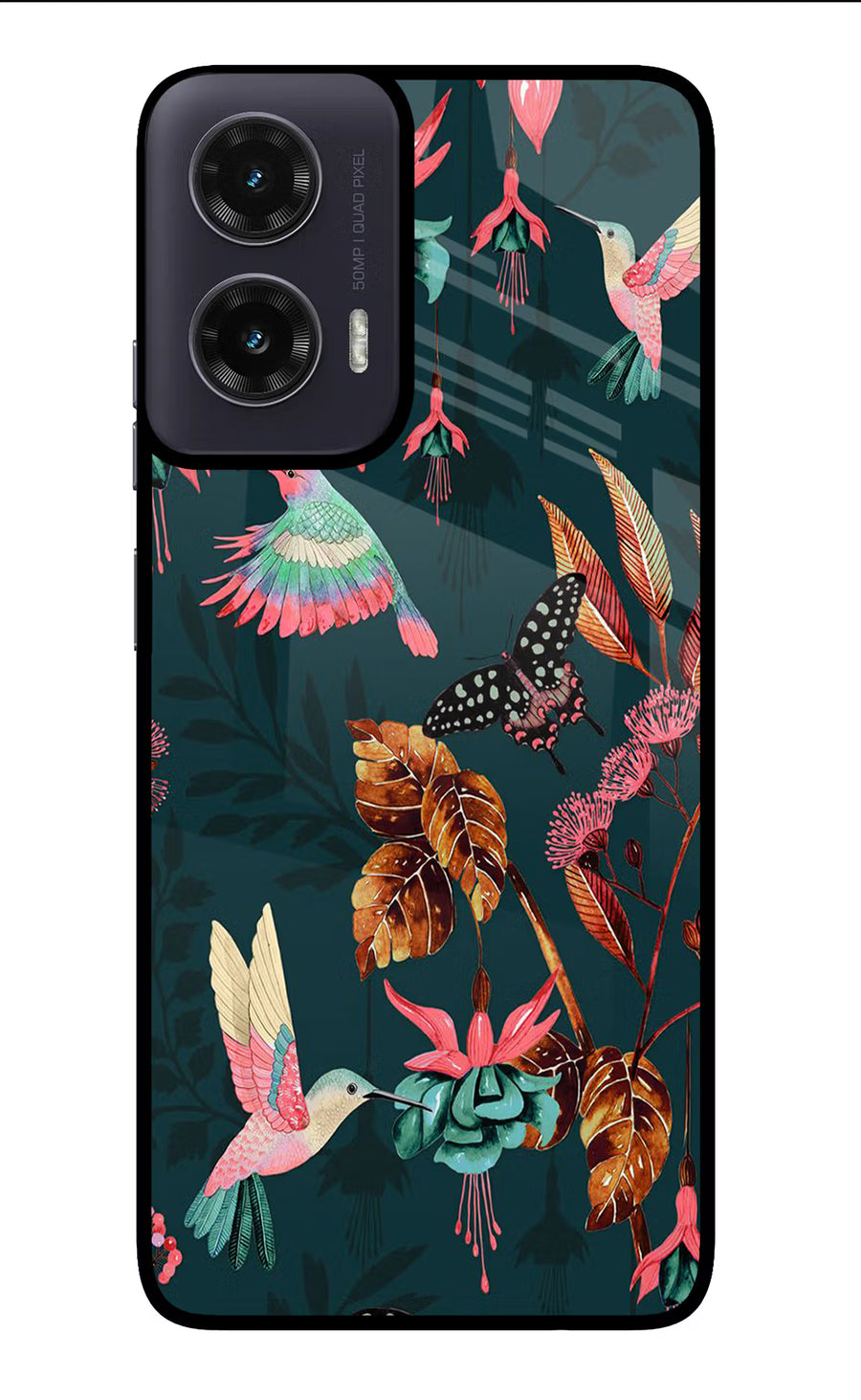 Birds Moto G35 5G Back Cover, Glass case