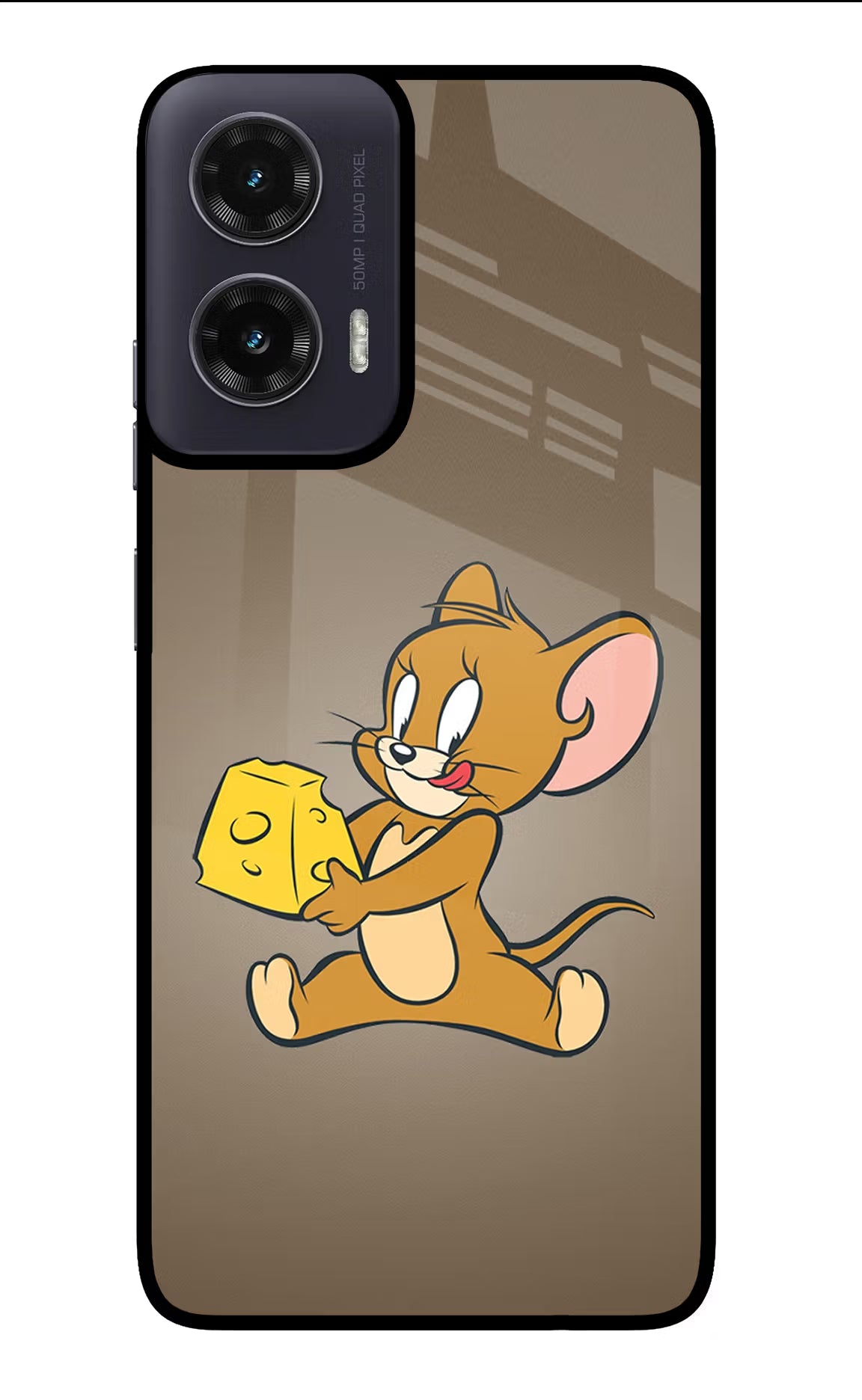 Jerry Moto G35 5G Glass Case Back Cover by Casekaro