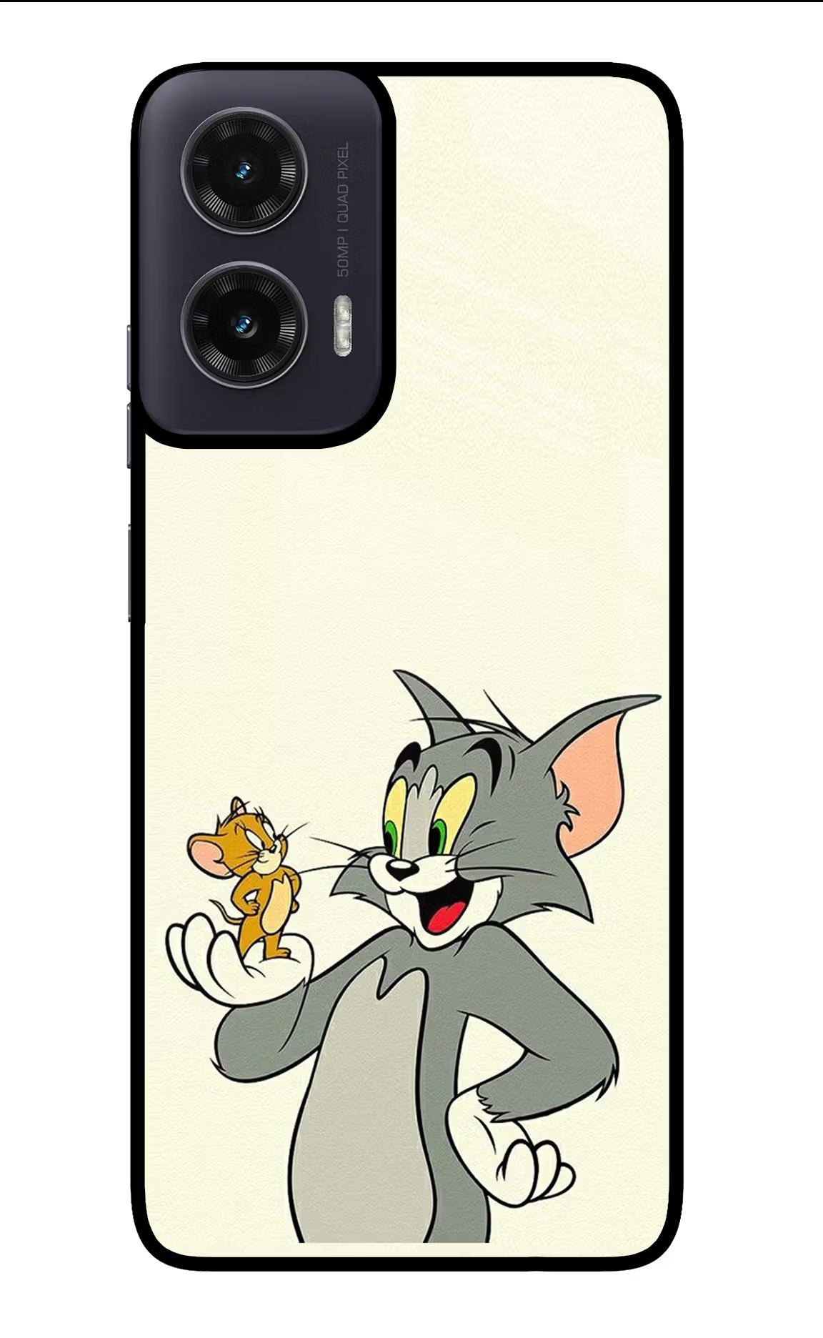 Tom & Jerry Moto G35 5G Glass Case Back Cover by Casekaro