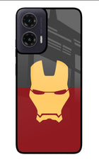 Ironman Moto G35 5G Glass Case Back Cover by Casekaro
