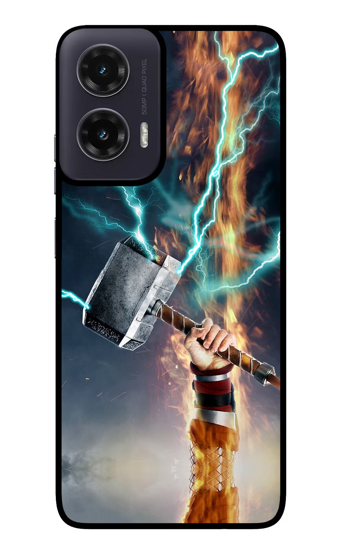 Thor Hammer Mjolnir Moto G35 5G Glass Case