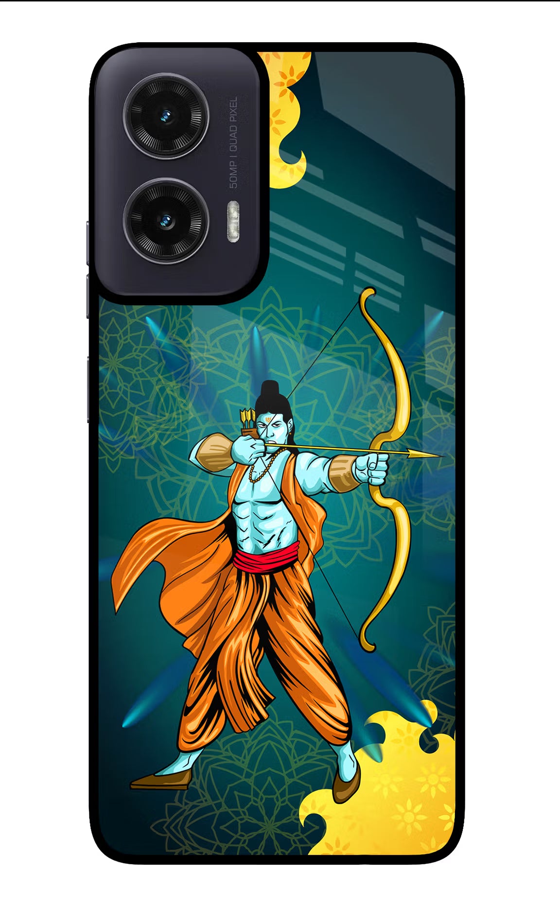 Lord Ram - 6 Moto G35 5G Glass Case Back Cover by Casekaro