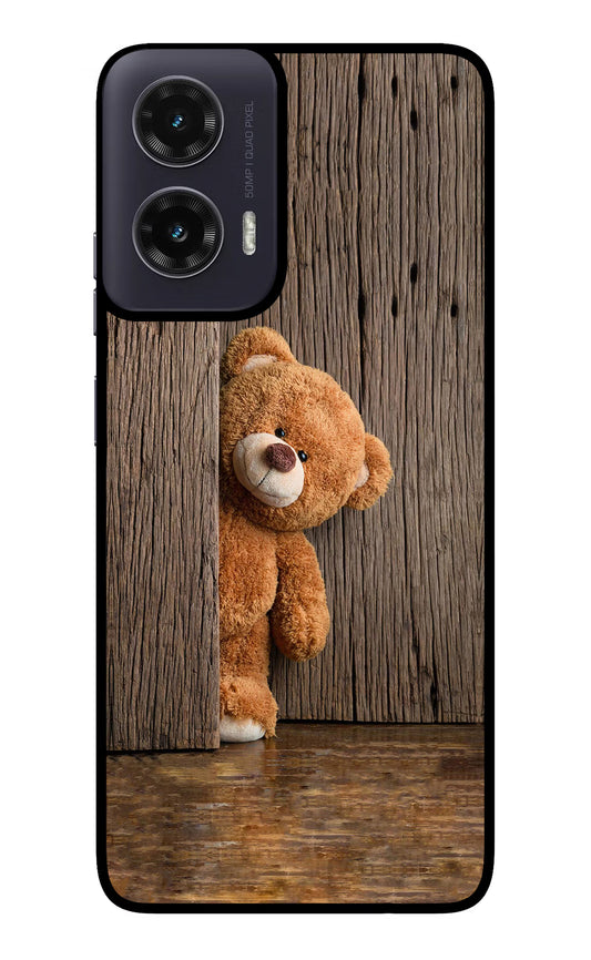 Teddy Wooden Moto G35 5G Glass Case