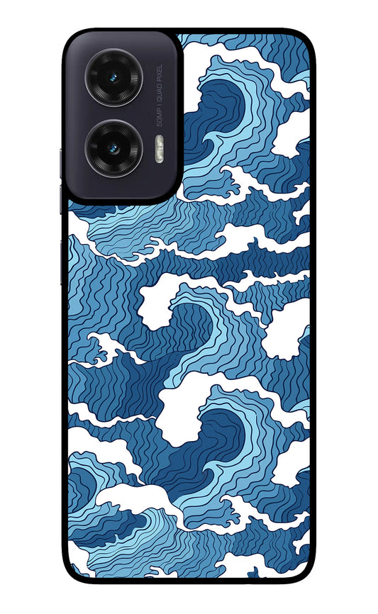 Blue Waves Moto G35 5G Glass Case