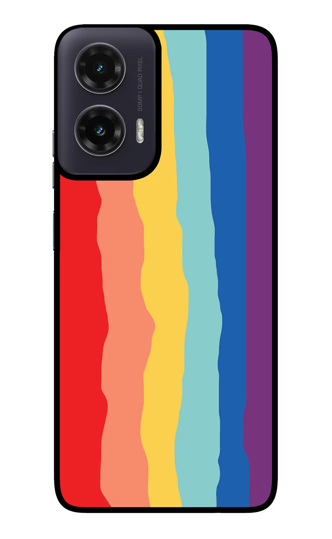 Rainbow Moto G35 5G Glass Case