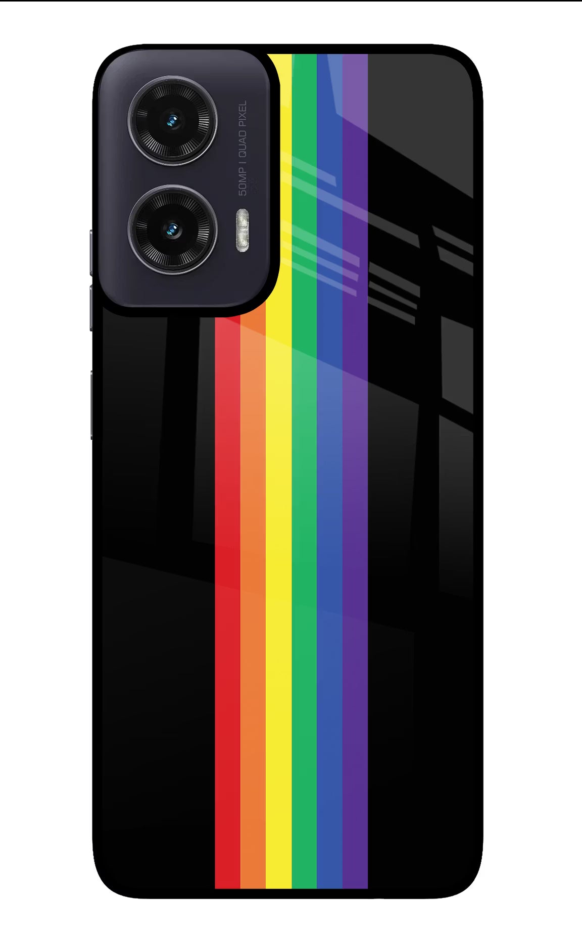 Pride Moto G35 5G Glass Case Back Cover by Casekaro