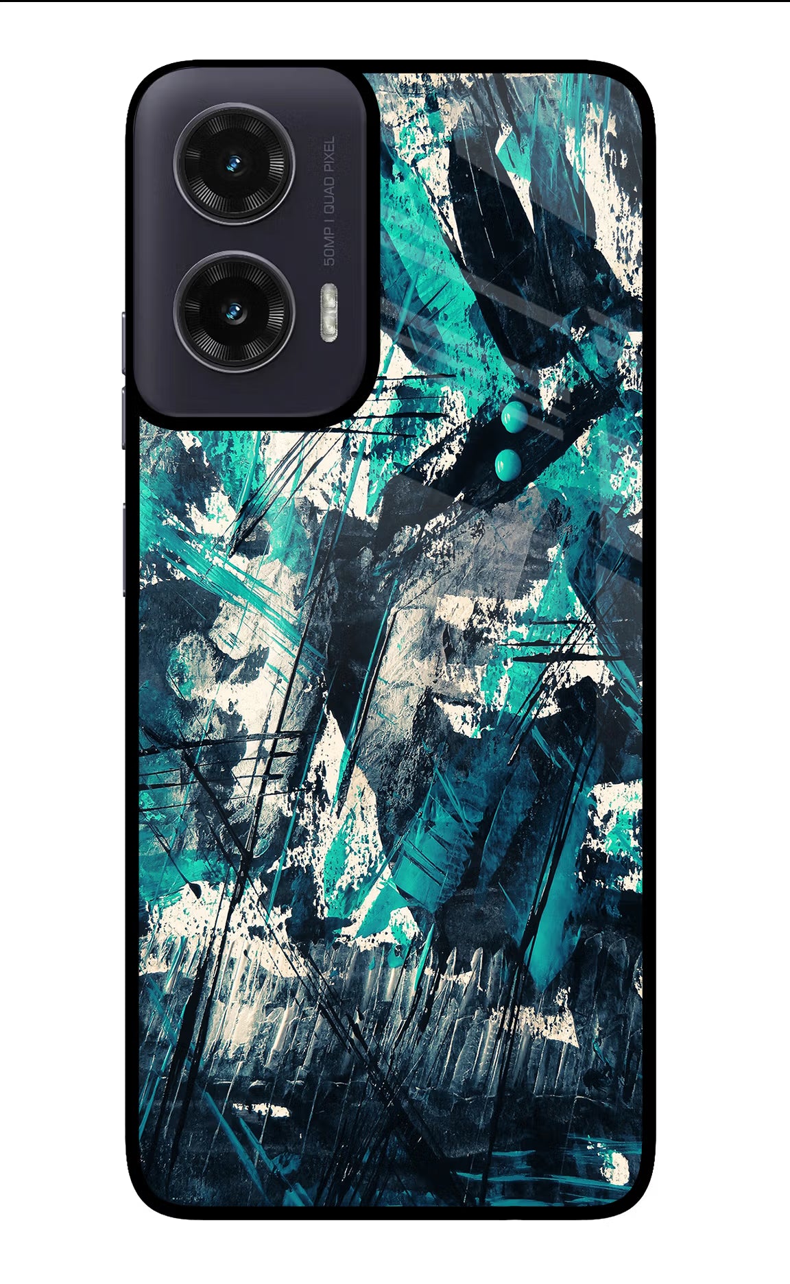 Artwork Moto G35 5G Glass Case Back Cover by Casekaro