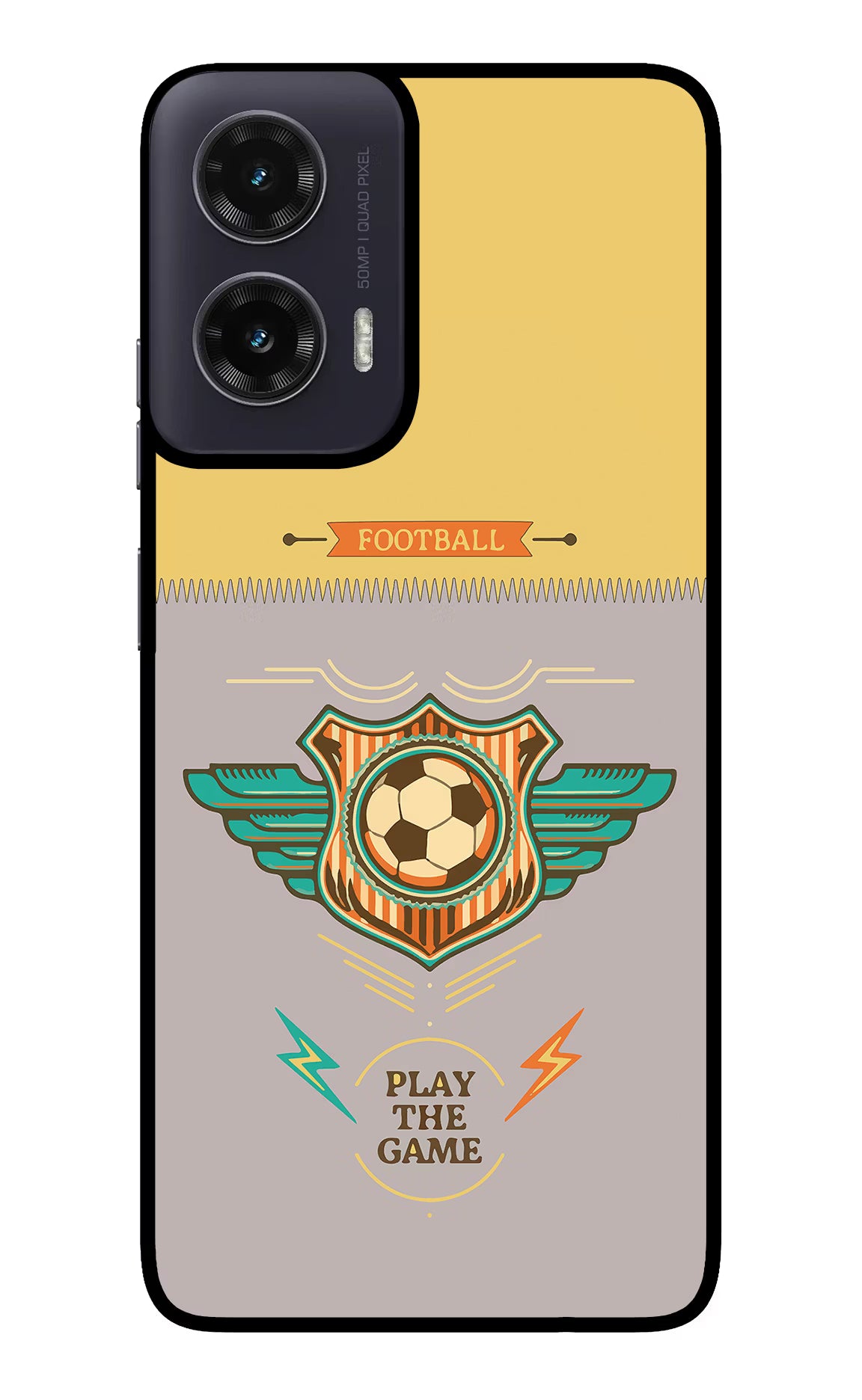 Football Moto G35 5G Glass Case