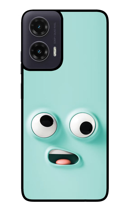 Funny Cartoon Moto G35 5G Glass Case