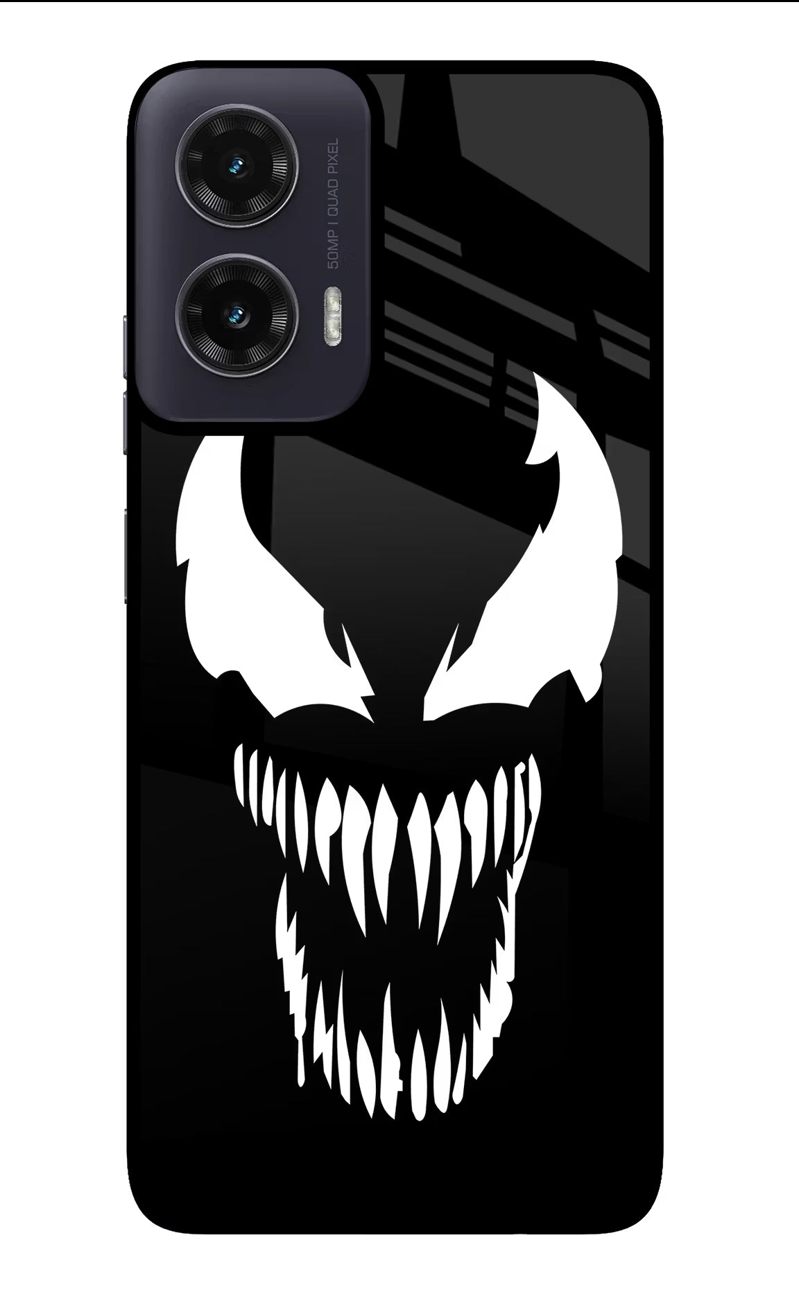 Venom Moto G35 5G Glass Case Back Cover by Casekaro