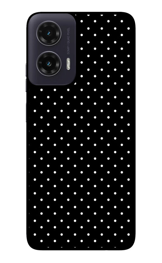 White Dots Moto G35 5G Glass Case