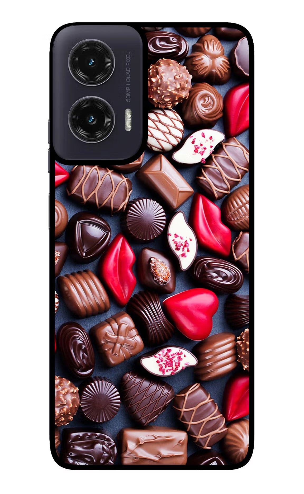 Chocolates Moto G35 5G Glass Case