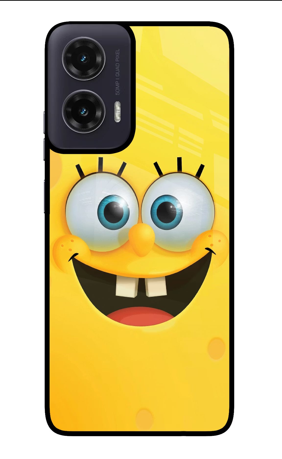 Sponge 1 Moto G35 5G Glass Case Back Cover by Casekaro