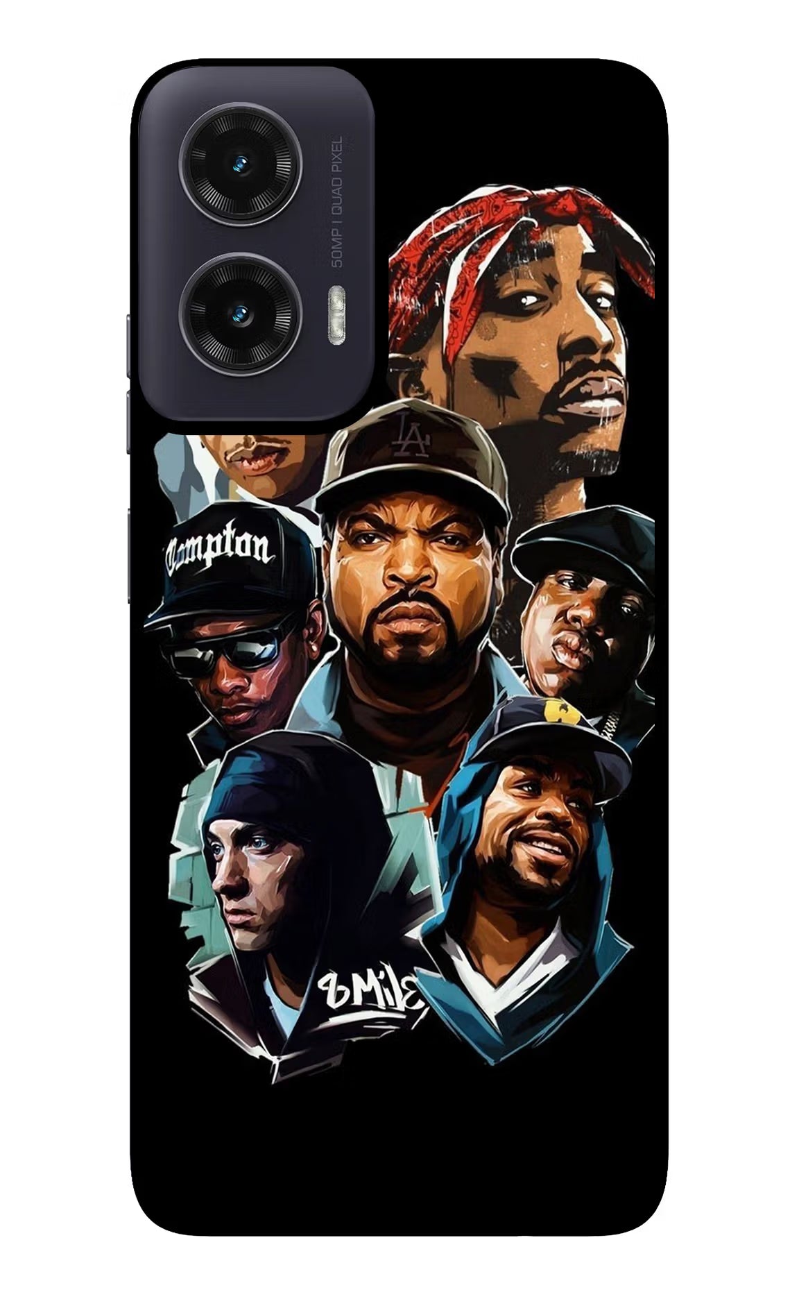 Rappers Moto G35 5G Glass Case