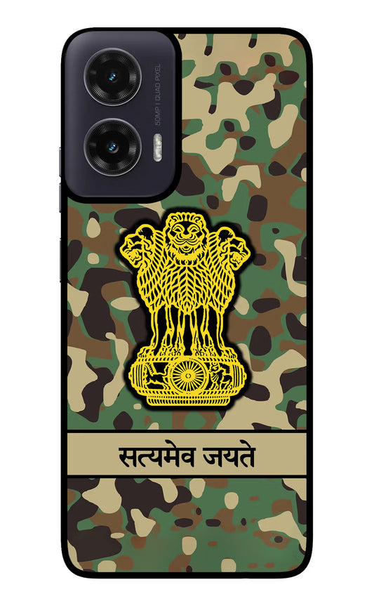 Satyamev Jayate Army Moto G35 5G Glass Case