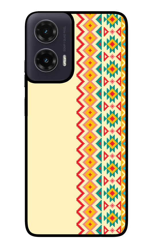 Ethnic Seamless Moto G35 5G Glass Case
