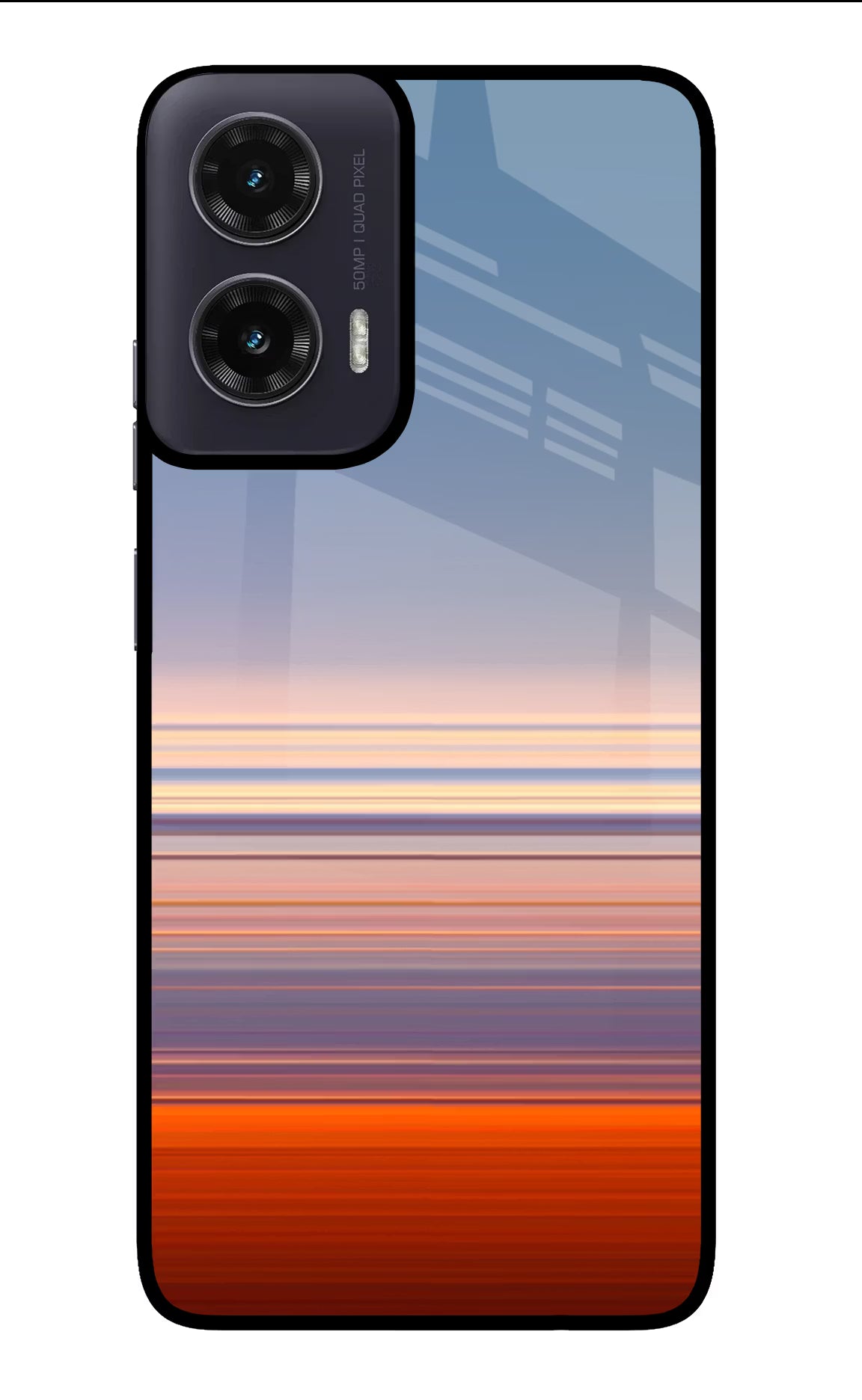 Morning Colors Moto G35 5G Glass Case Back Cover by Casekaro