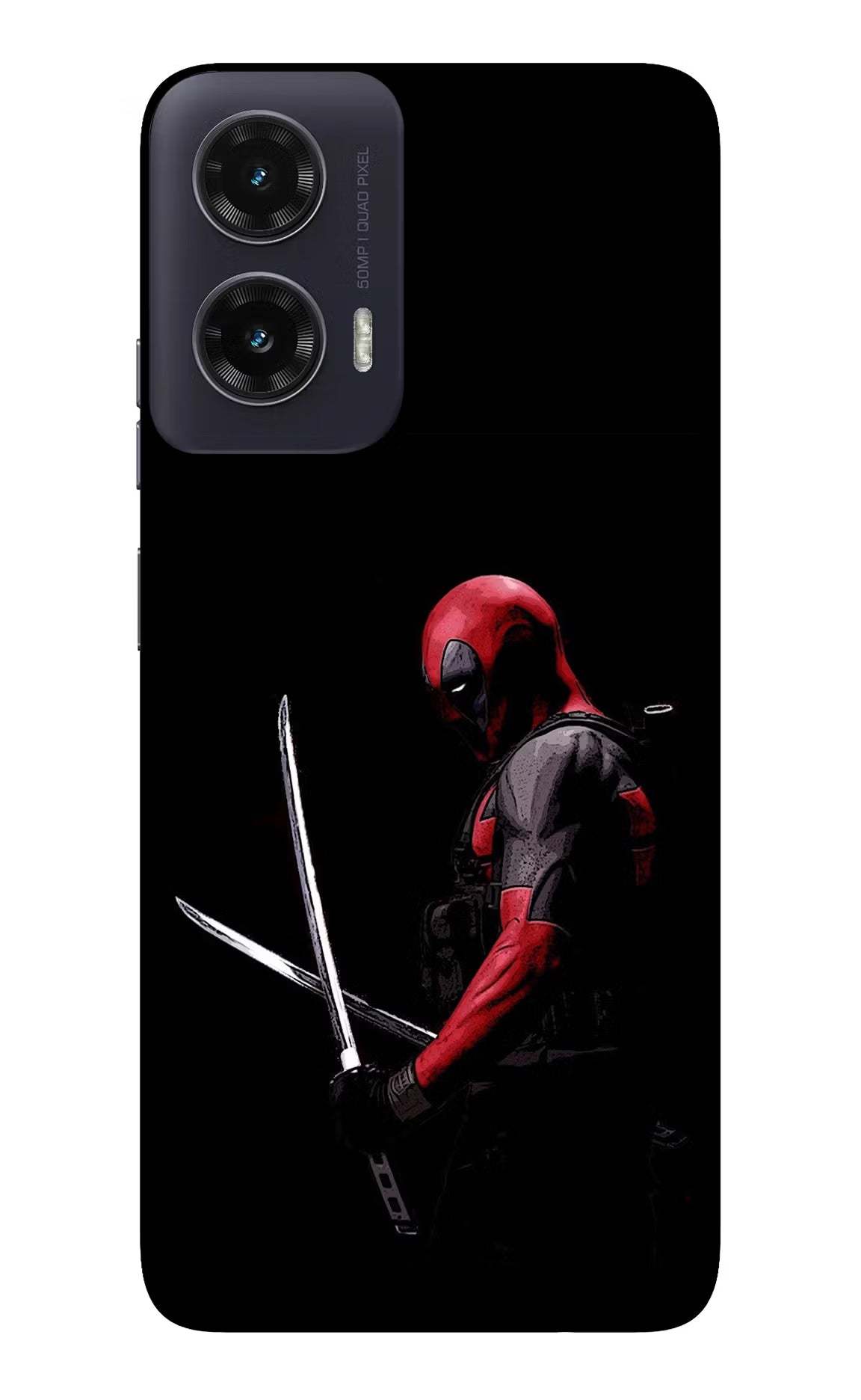 Deadpool Moto G35 5G Glass Case Back Cover by Casekaro