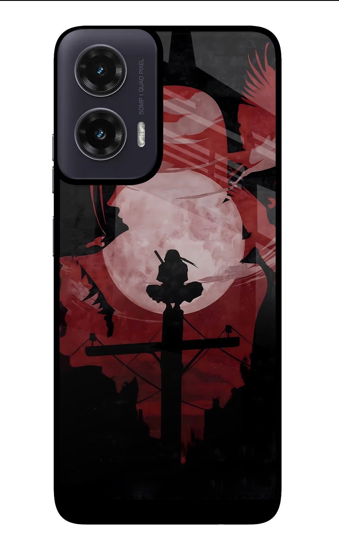 Naruto Anime Moto G35 5G Glass Case Back Cover by Casekaro