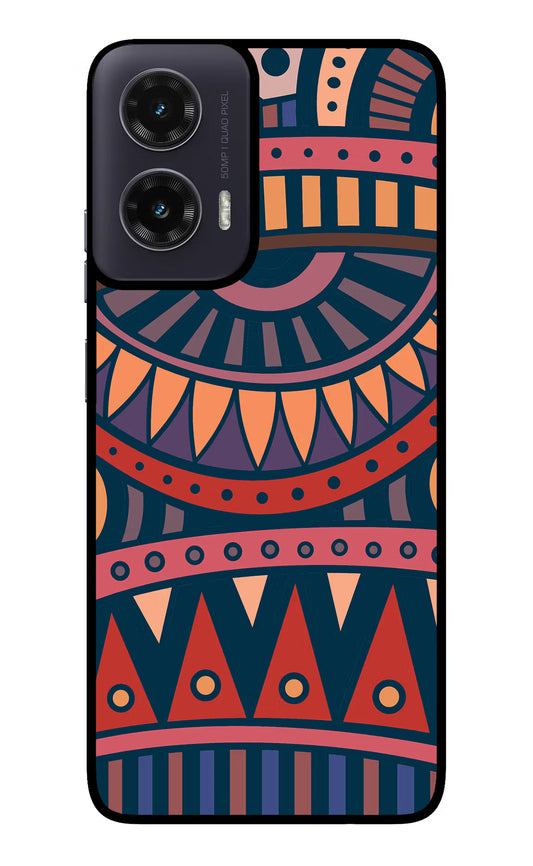 African Culture Design Moto G35 5G Glass Case