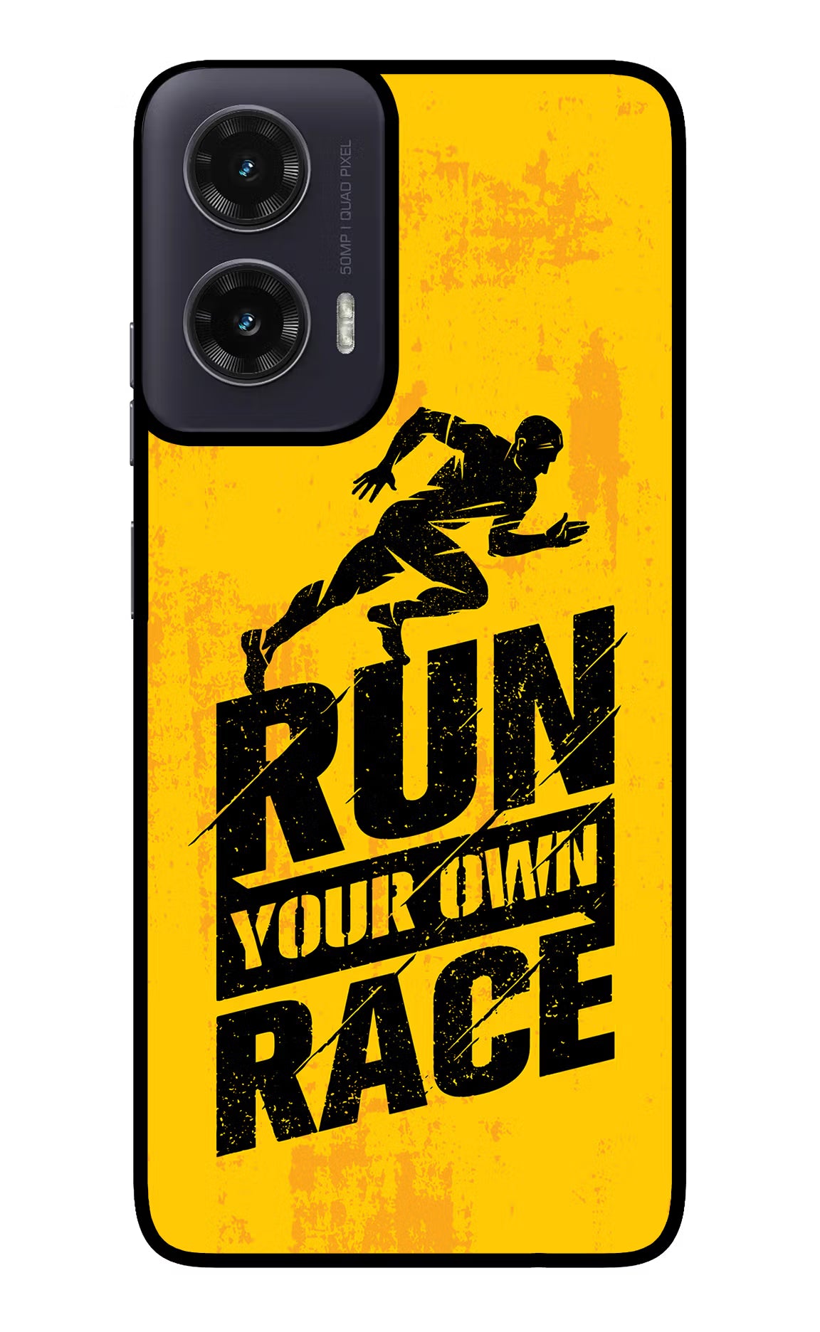 Run Your Own Race Moto G35 5G Glass Case