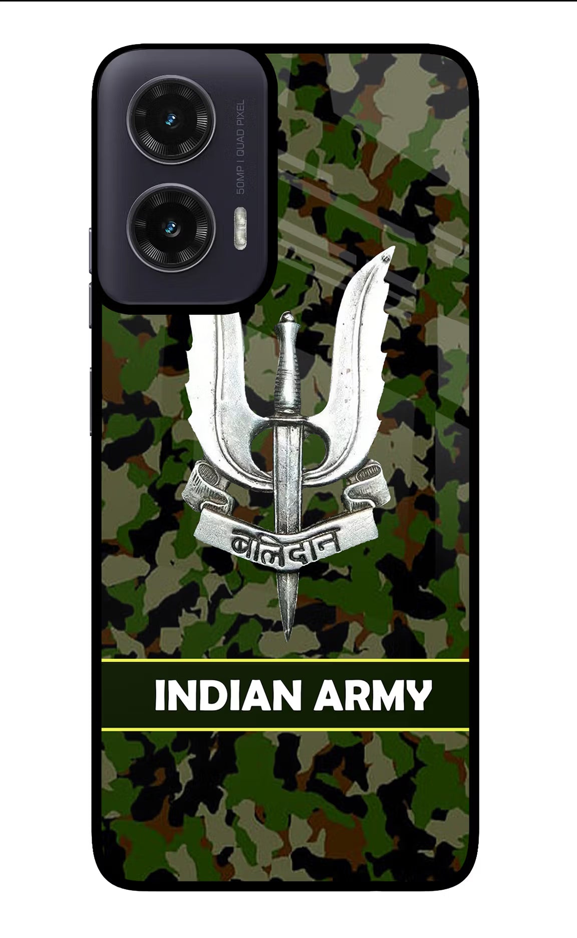 Balidan Indian Logo Moto G35 5G Glass Case Back Cover by Casekaro