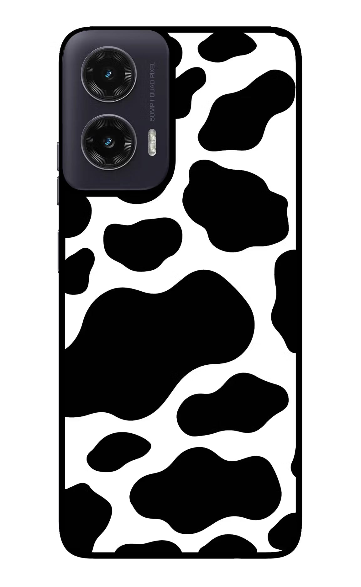 Cow Spots Moto G35 5G Glass Case Back Cover by Casekaro
