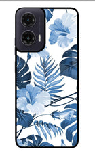 Fabric Art Moto G35 5G Glass Case Back Cover by Casekaro