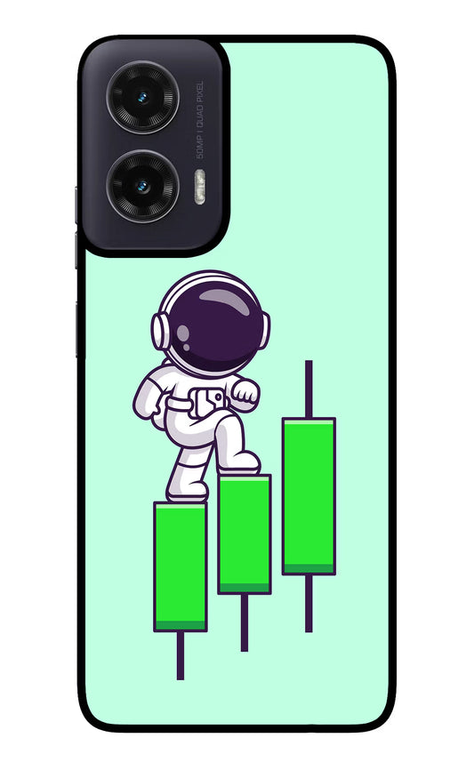 Astronaut Trader Moto G35 5G Glass Case