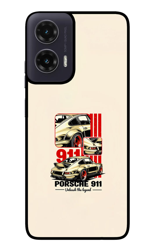 Classic Porsche 911 Moto G35 5G Glass Case