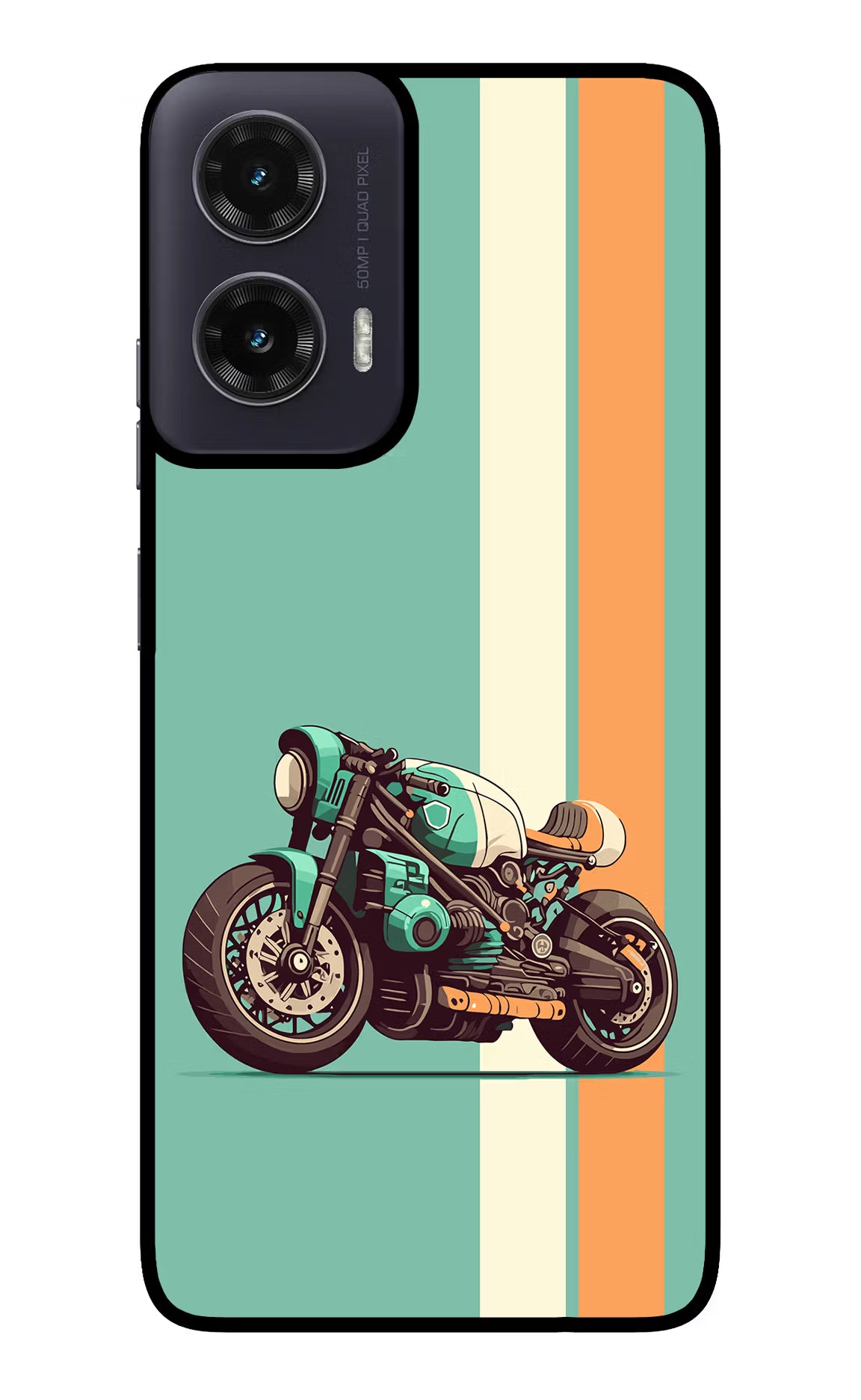 Striped Moto Drift Moto G35 5G Glass Case