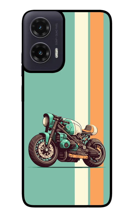 Striped Moto Drift Moto G35 5G Glass Case