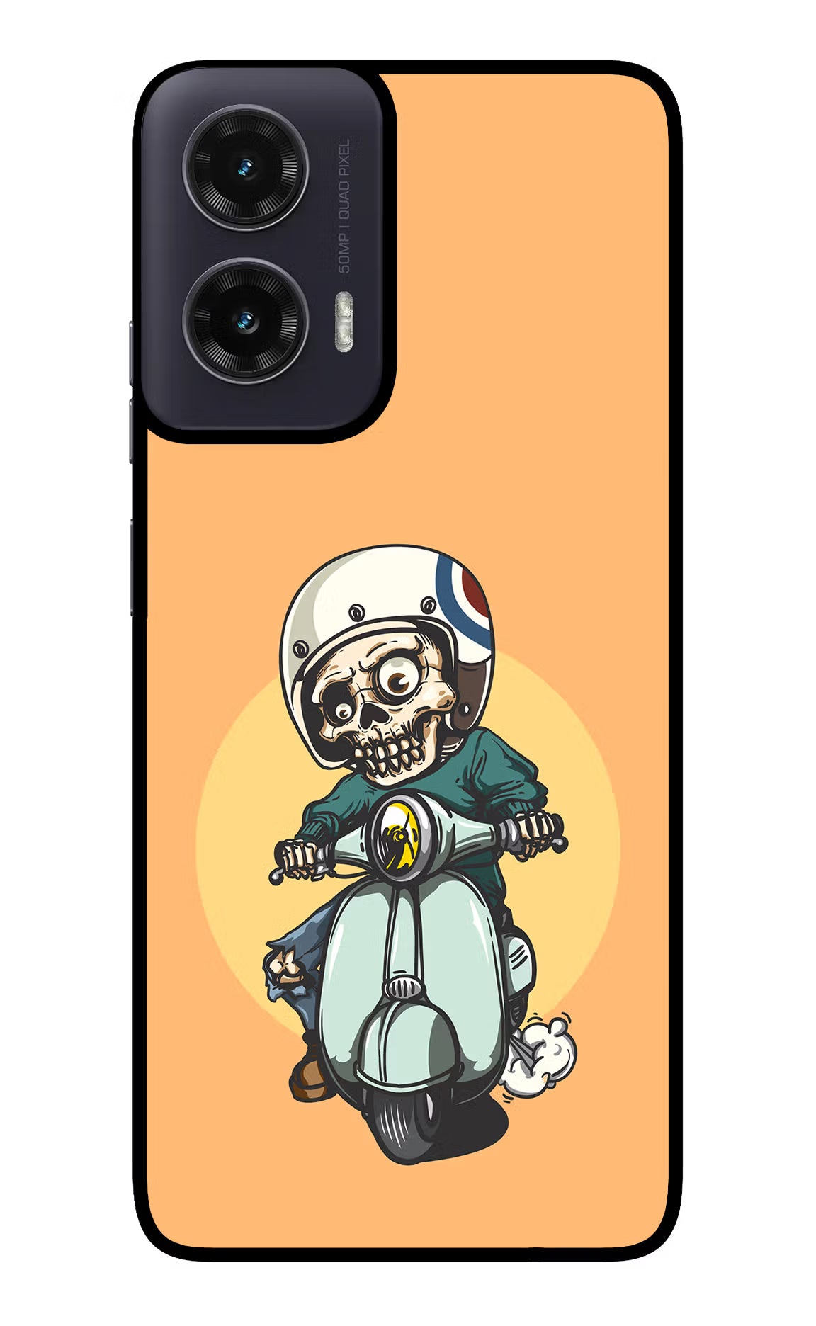 Undead Biker Moto G35 5G Glass Case