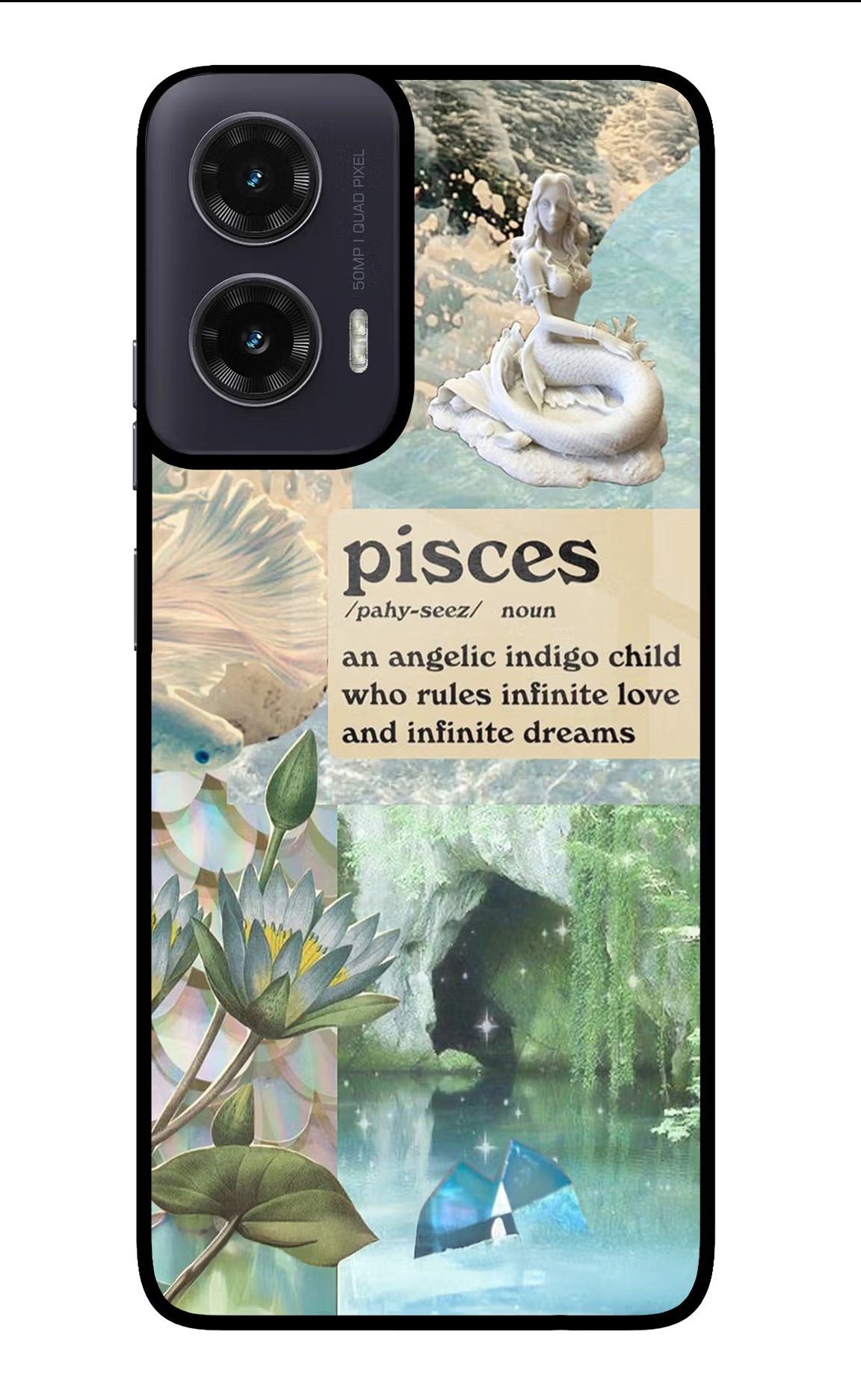 Pisces Zodiac Moto G35 5G Glass Case
