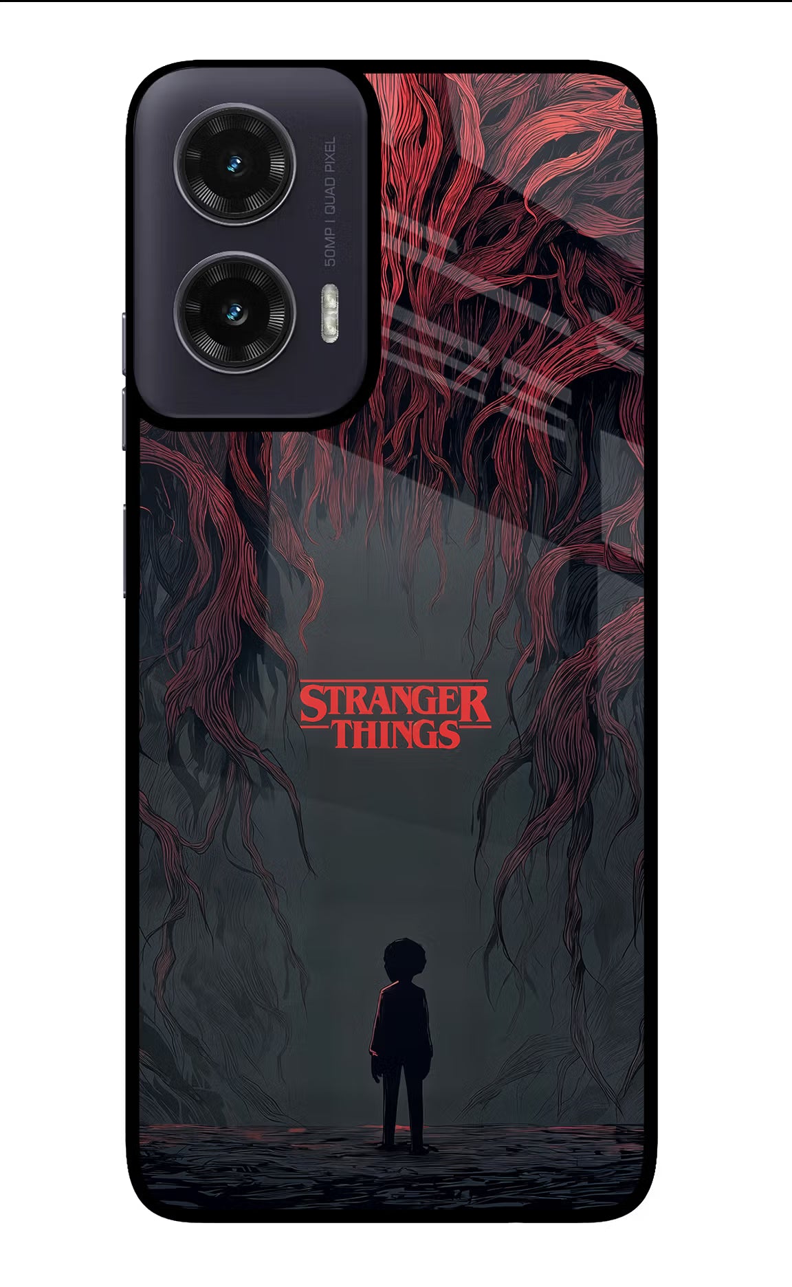 Ordinary Things Dark Side Moto G35 5G Glass Case Back Cover by Casekaro