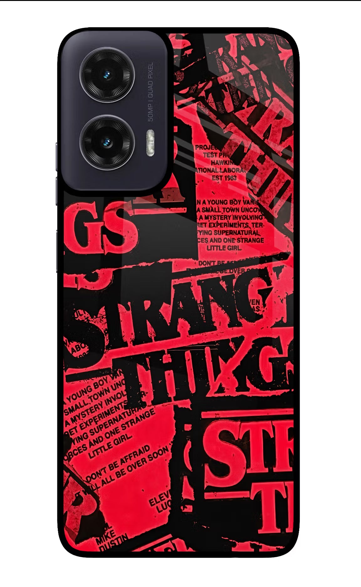 Ordinary Things Moto G35 5G Glass Case Back Cover by Casekaro