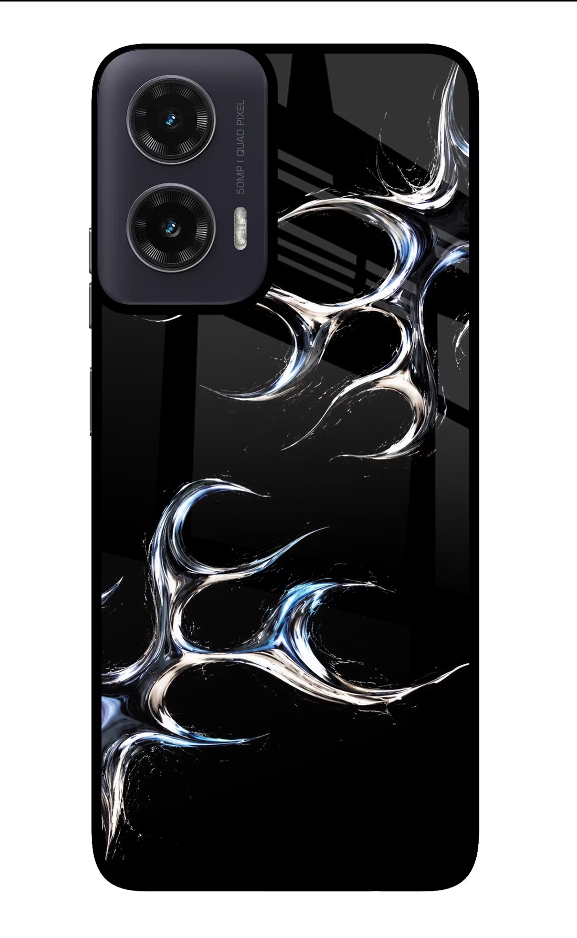 Chrome Tribal Moto G35 5G Glass Case